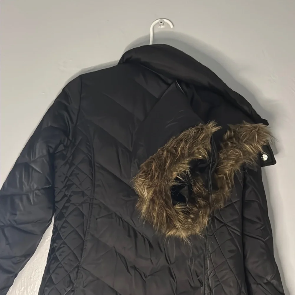 Reaction Kenneth Cole Black Insulated Puffer Coat